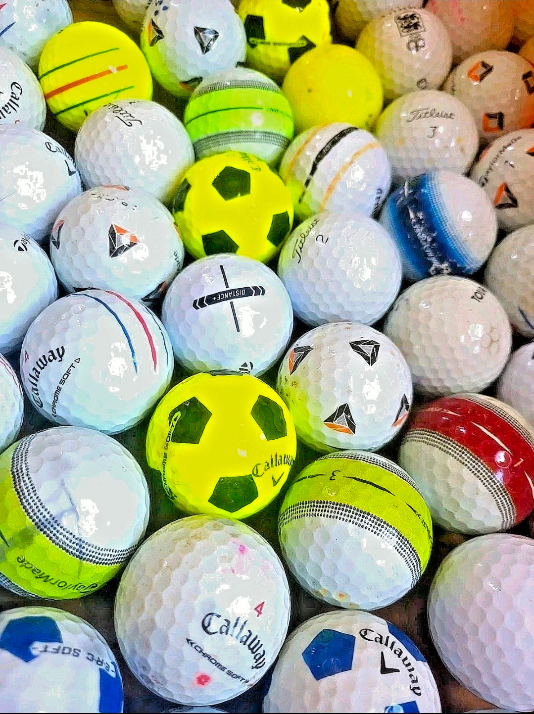 Premium Top Brand Golf Balls | Grade A/B Mix