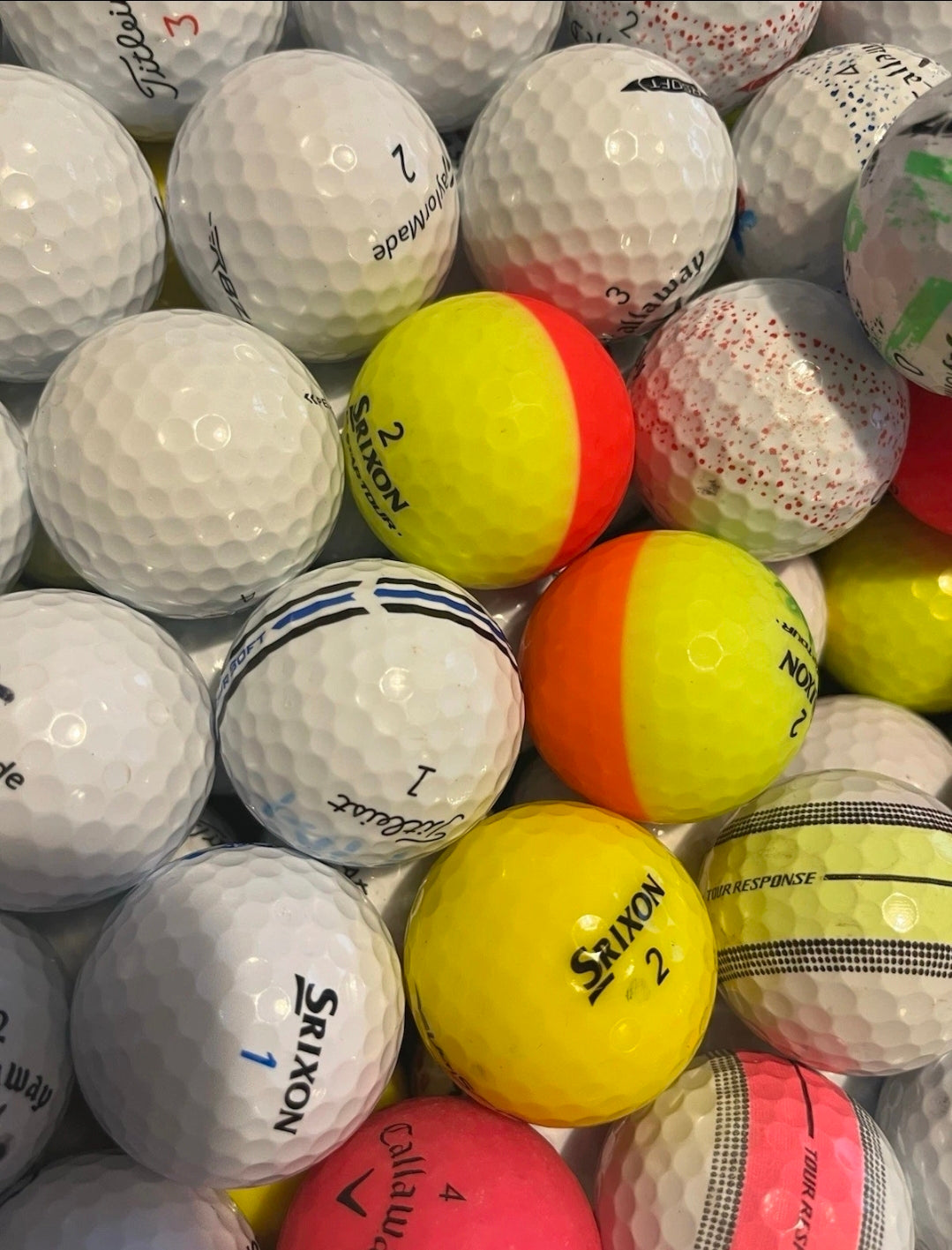 Premium Top Brand Golf Balls | Grade A/B Mix